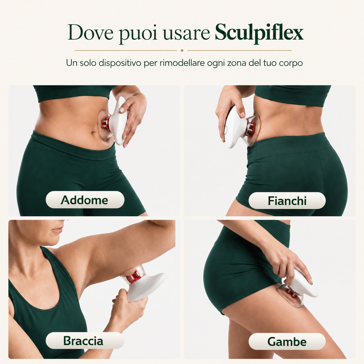 SculpiFlex™ - Dispositivo Rimodellante Corpo 3 in 1